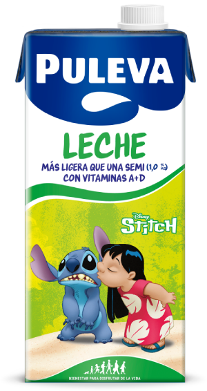 Envase de leche PULEVA Ligera Stitch