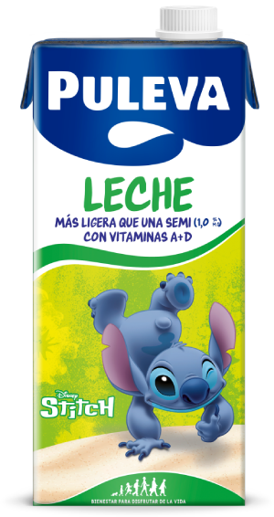 Envase de leche PULEVA Ligera Stitch